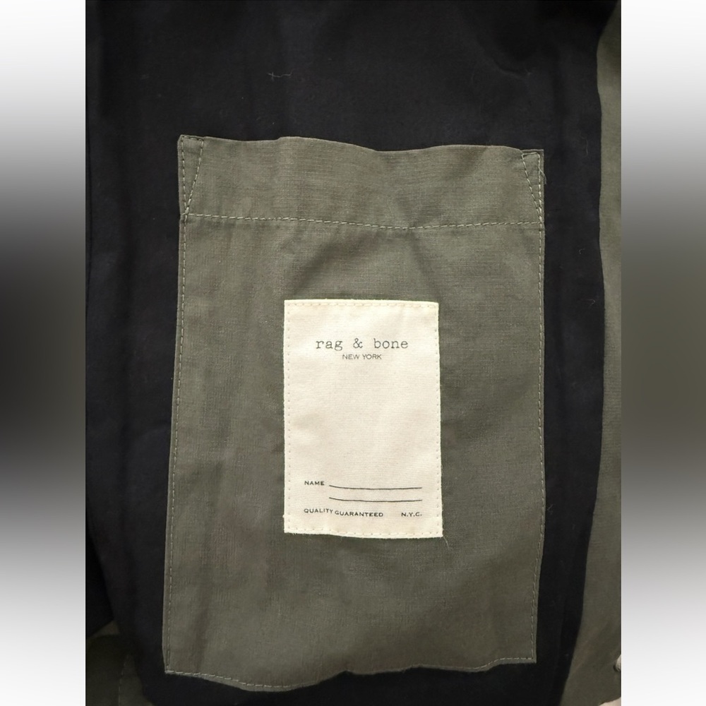NWT Rag & Bone Quilted Cotton Bomber Jacket - Olive Green
Size S - Picture 8 of 14